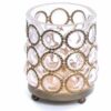 Windlicht 2-er Set Glas mit Goldverzierung – Bild 3