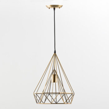 Thai Natura Hängelampe TN-62610/00 Metall Gitter gold
