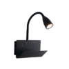 GULP Wandleuchte aus Metall mit verstellbarem Diffusor, Ablage und USB-Buchse – Bild 4