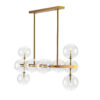 TEN BALL Deckenleuchte 110x45x86 Glas / Metall Golden – Bild 3