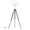 Stativlampe Teak Massivholz 4 Cm