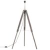 Stativlampe Teak Massivholz 4 Cm – Bild 3