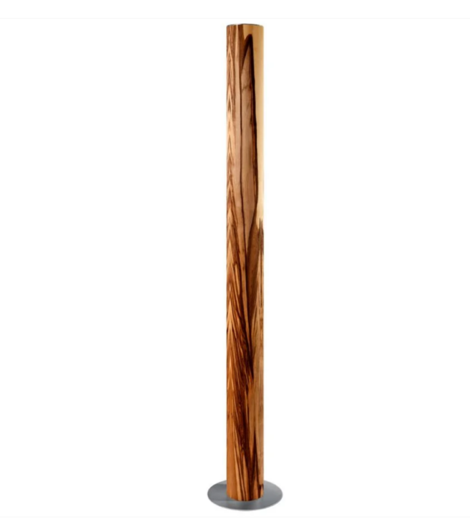 Columna Stehlampe Nussbaum Satin - LeuchtNatur